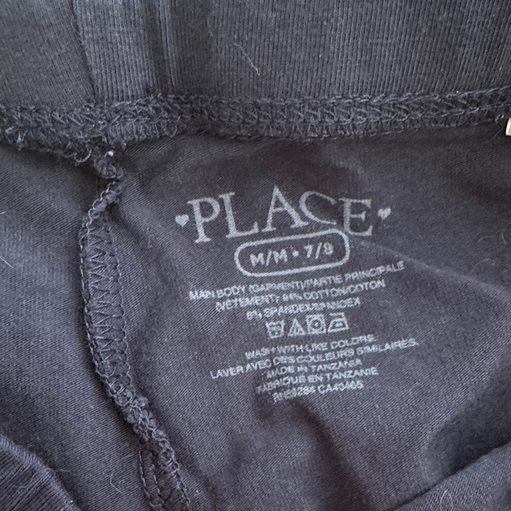 Bundle of 4 Children’s Place Girls Navy Blue Leggings - size M 7/8 - Picture 3 of 3